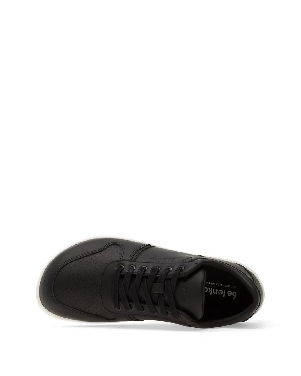 Be Lenka Black Perforated Lace-Up Sneakers