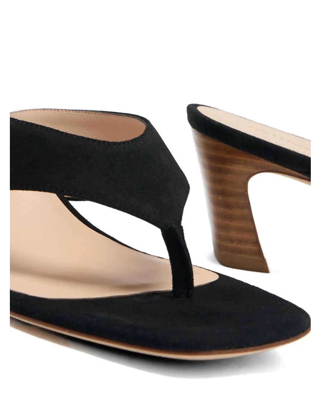 Sandali Stassi Infradito di Stuart Weitzman in Black