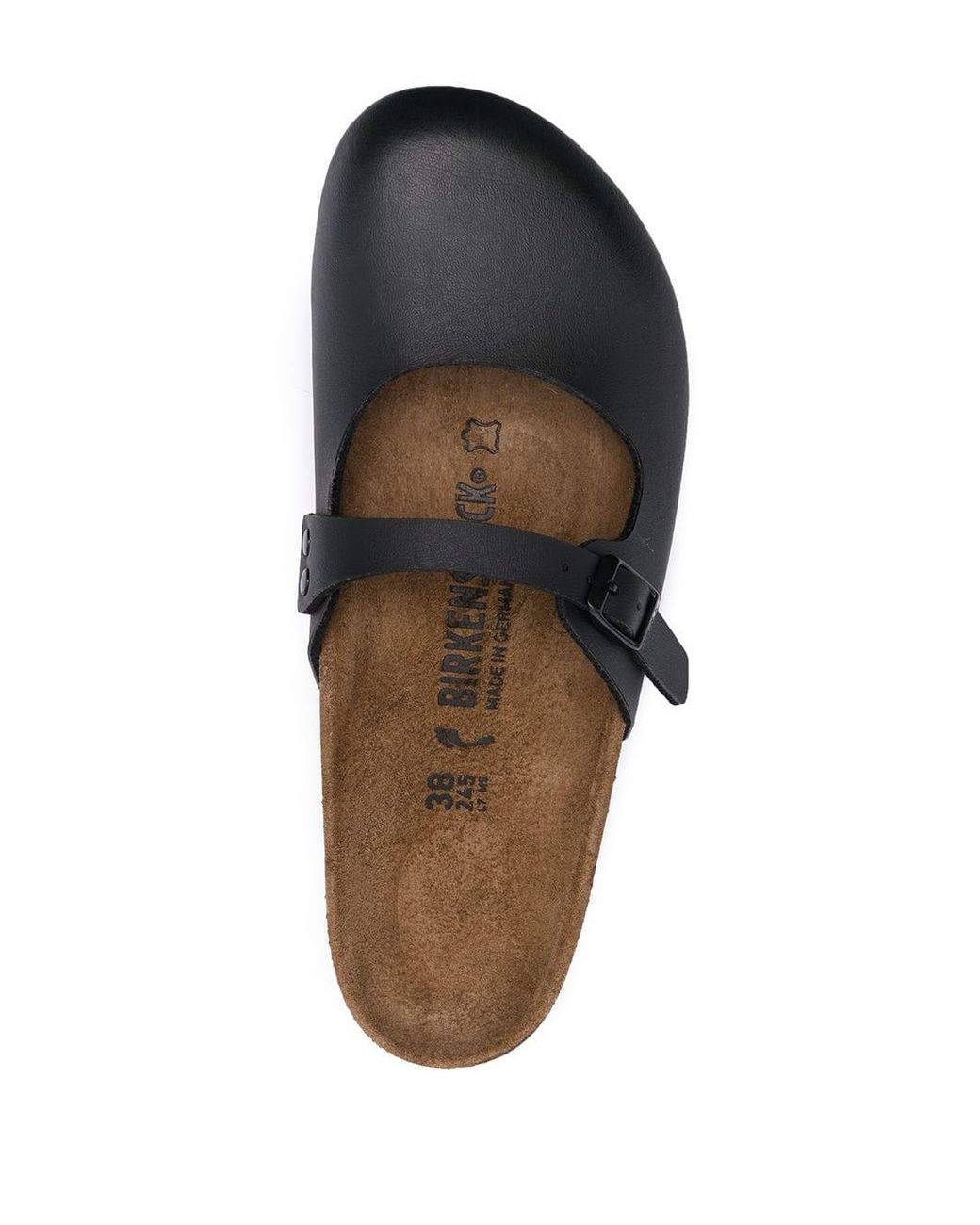 Birkenstock Maria Slip-on Leather Mules in Black | Lyst