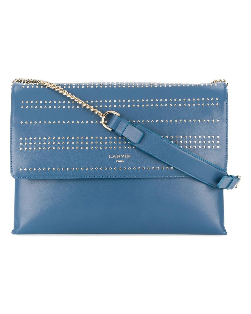 Lanvin Blue Sugar Shoulder Bag