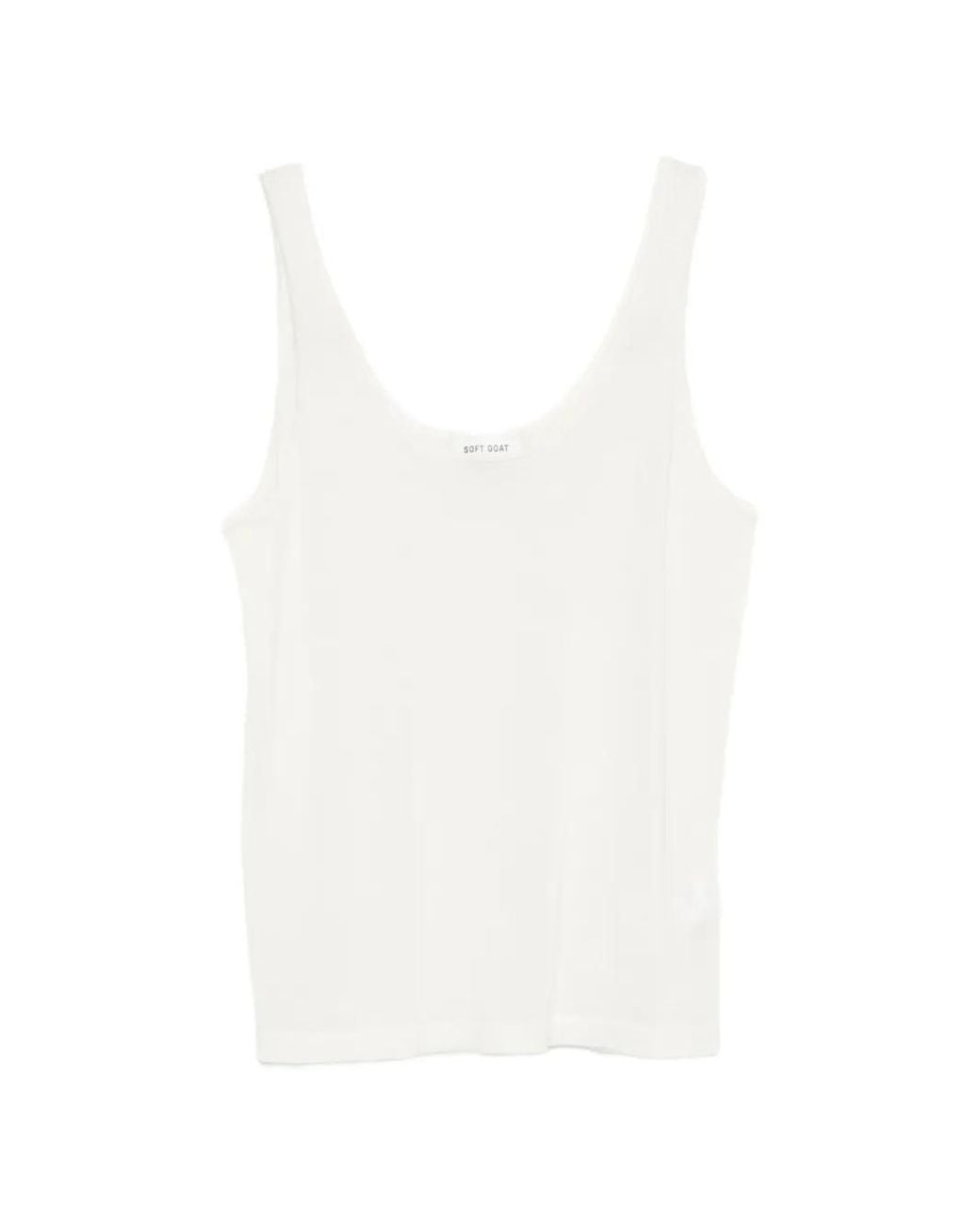 Soft Goat White Featherlight Singlet