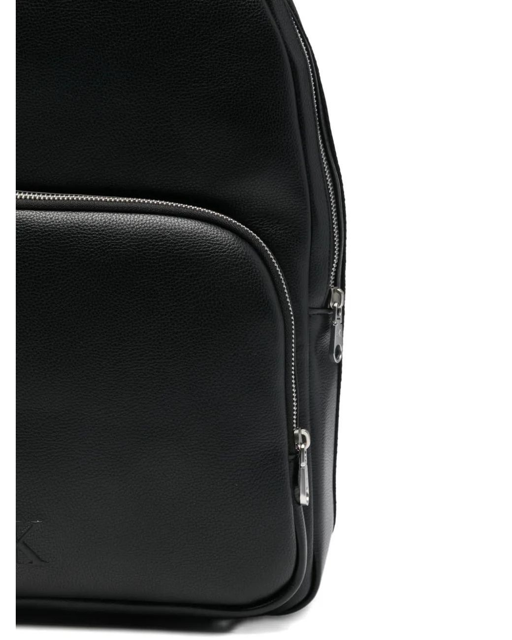 Calvin Klein Black Zip Detail Backpack for men