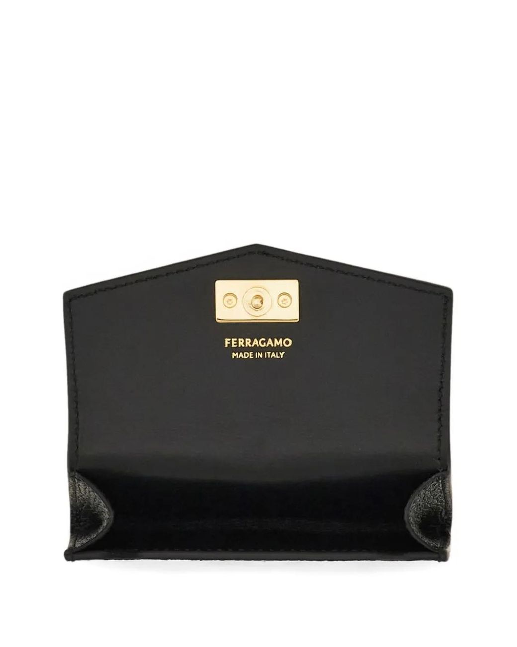 Ferragamo Black Card Holder Charm