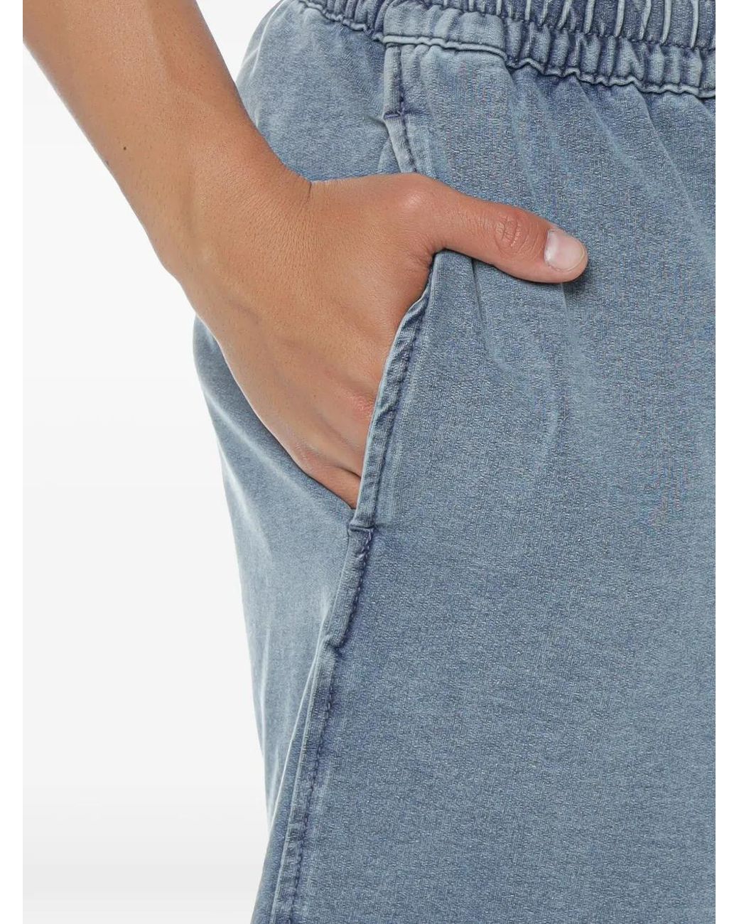 ARMANI EXCHANGE Blue Elasticated-Waistband Shorts for men