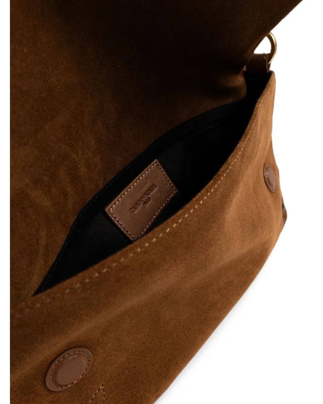 Zadig & Voltaire Brown Rocky Ii Western Used Bag