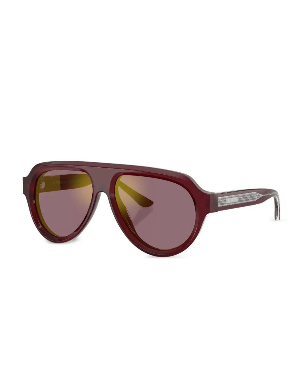 Ferrari Pink Wrap-Frame Tinted Sunglasses