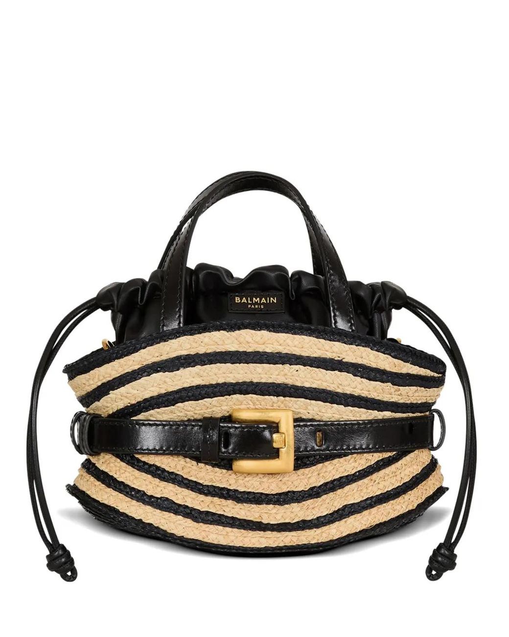Balmain Black Mini Shuffle Bag
