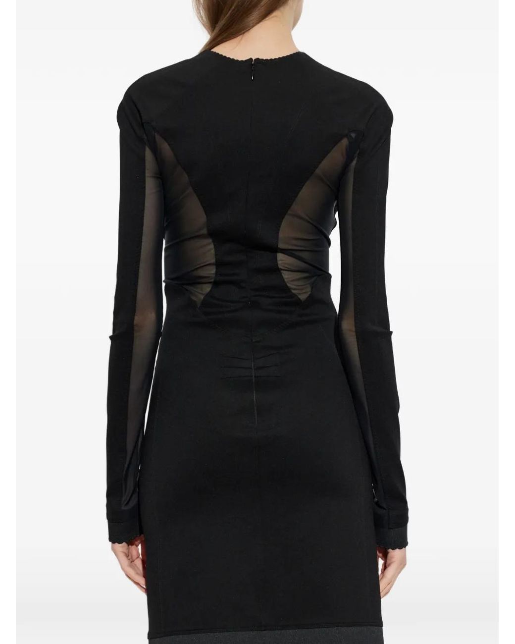 The Attico Black Mini Dress