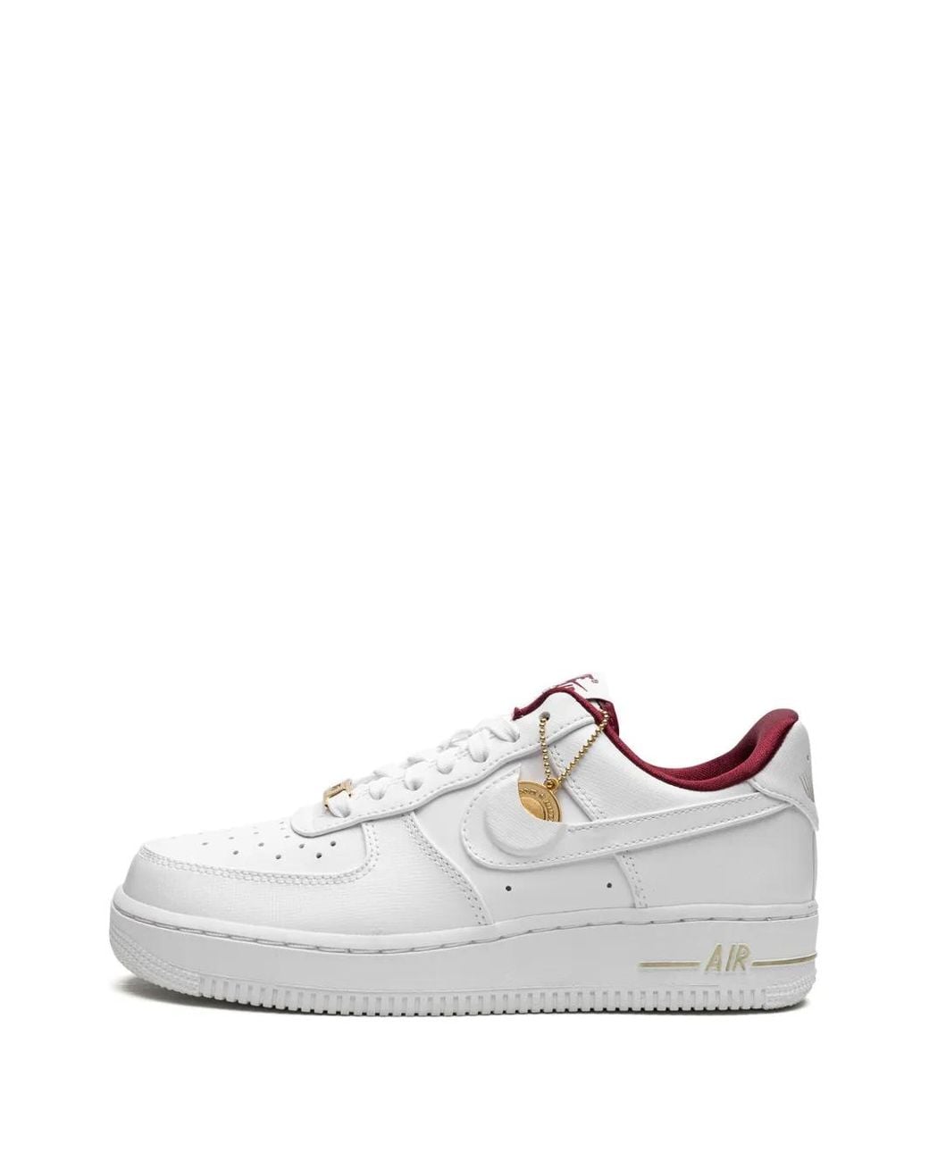 Nike White Air Force 1 Low "Just Do It" Sneakers