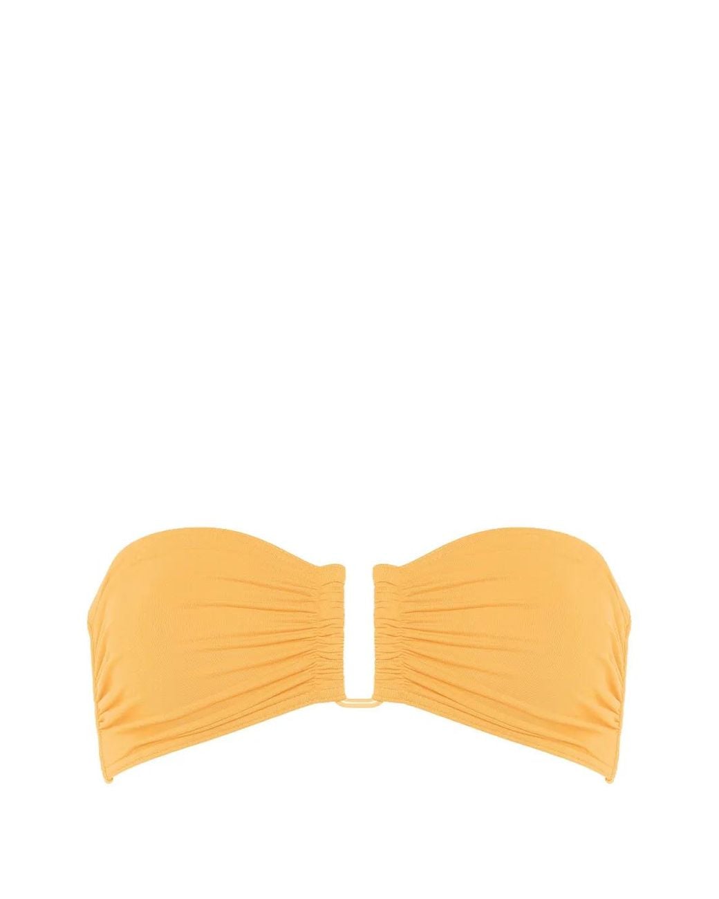 Eres Orange Show Bandeau Bikini Top