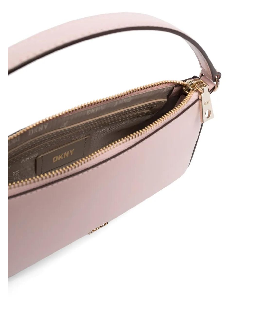 DKNY Pink Bryant Leather Crossbody Bag