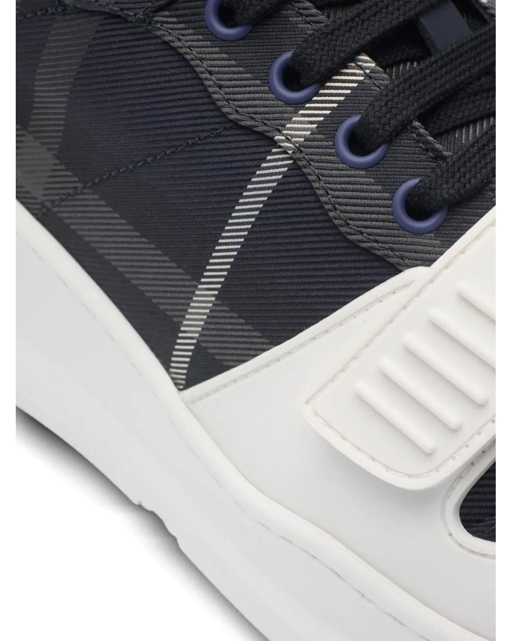 Burberry Black Check Sneakers for men