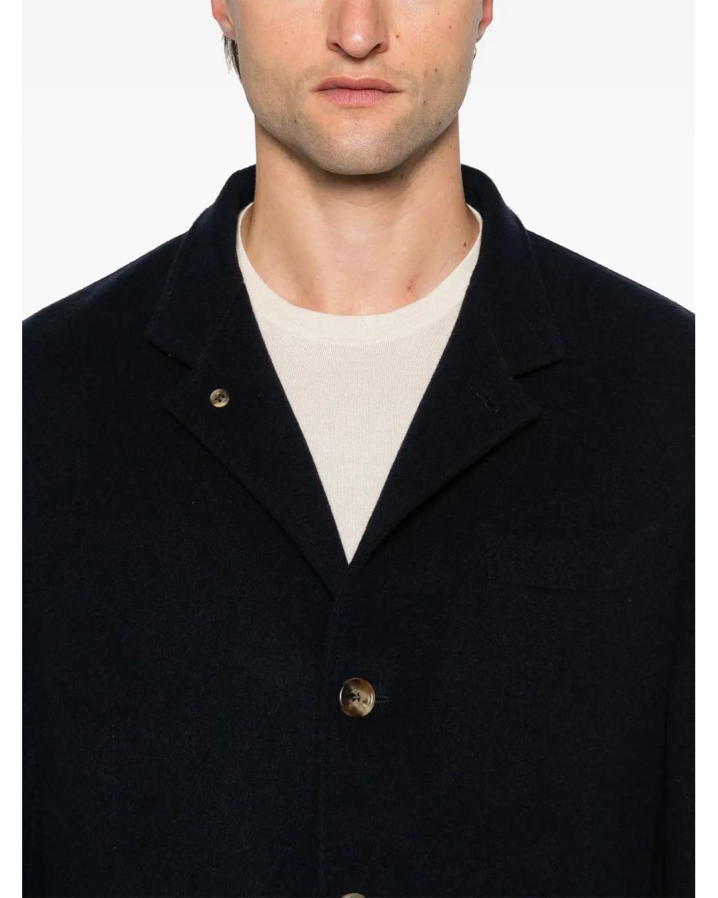Brunello Cucinelli Black Cashmere Jacket for men