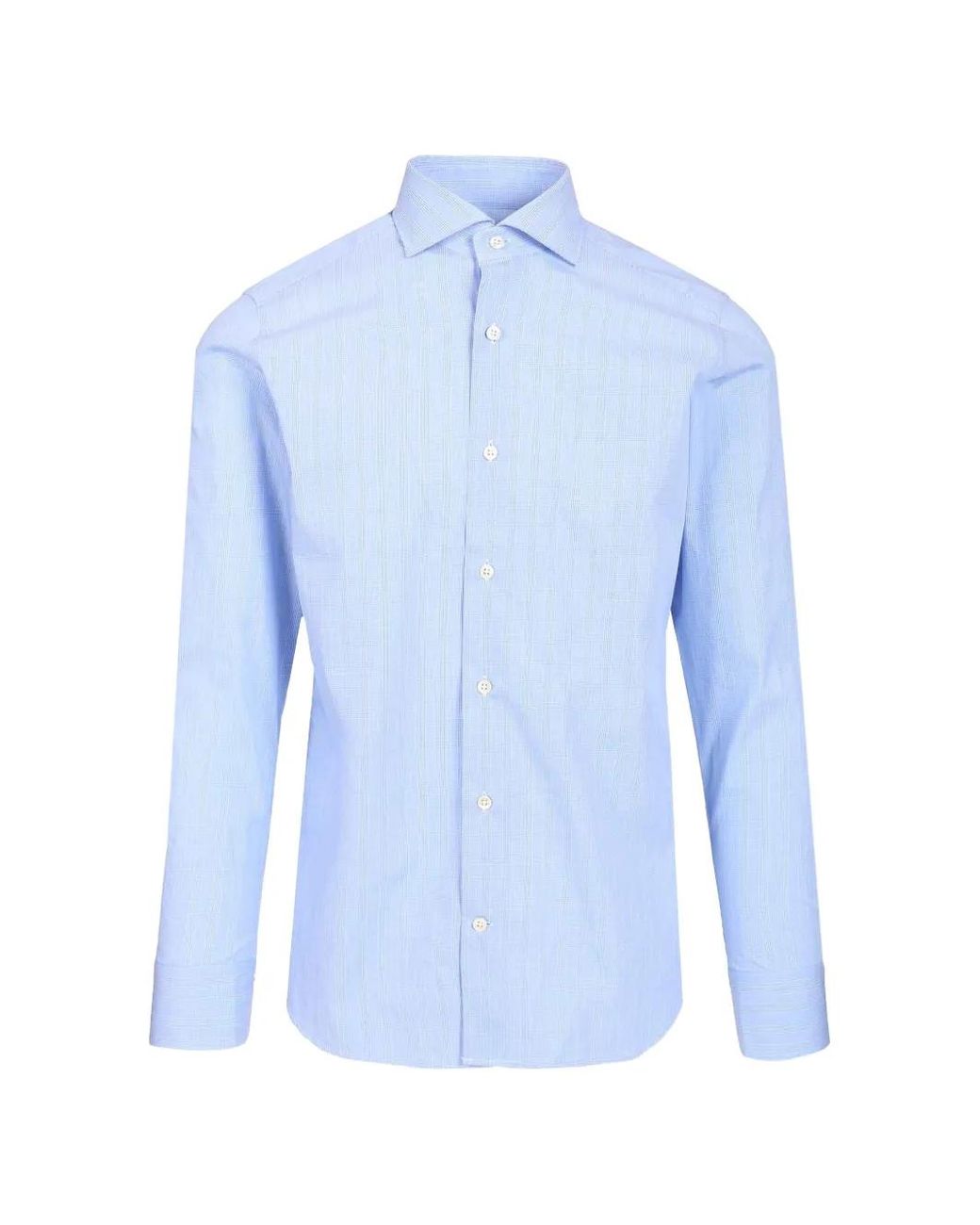 Al Duca D'aosta Blue Striped Cotton Shirt for men