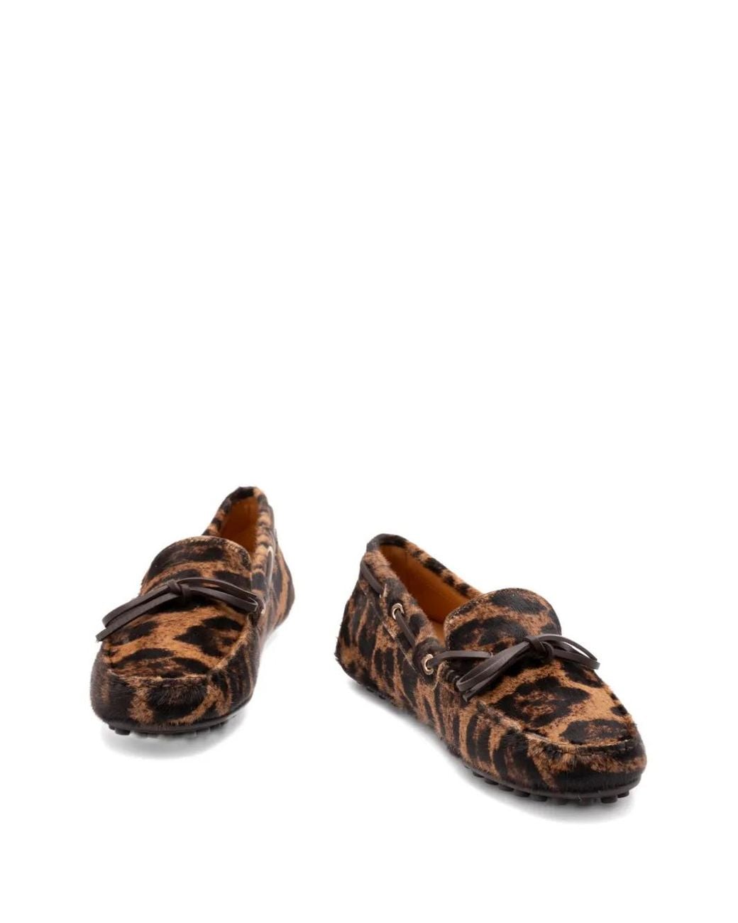 Tod's Brown Calf Leather Shoes