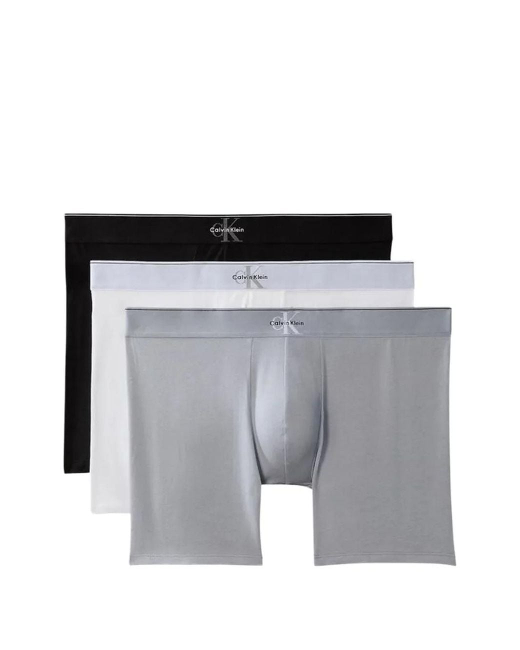 Calvin Klein Black Icon Logo-Waistband Cotton Boxers for men