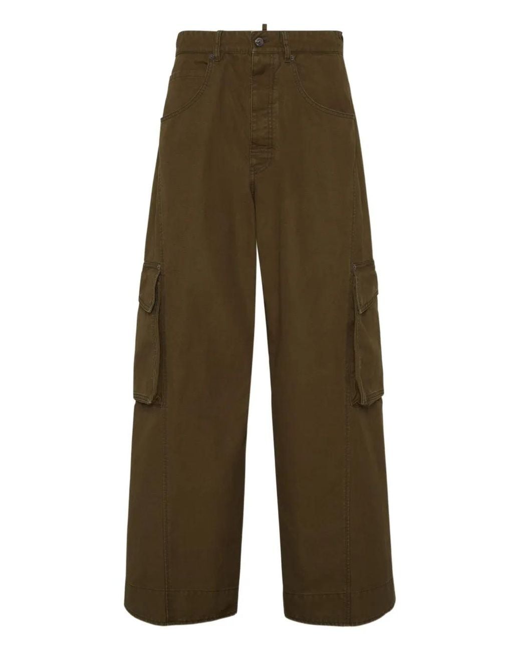 DSquared² Green Cargo Trousers for men