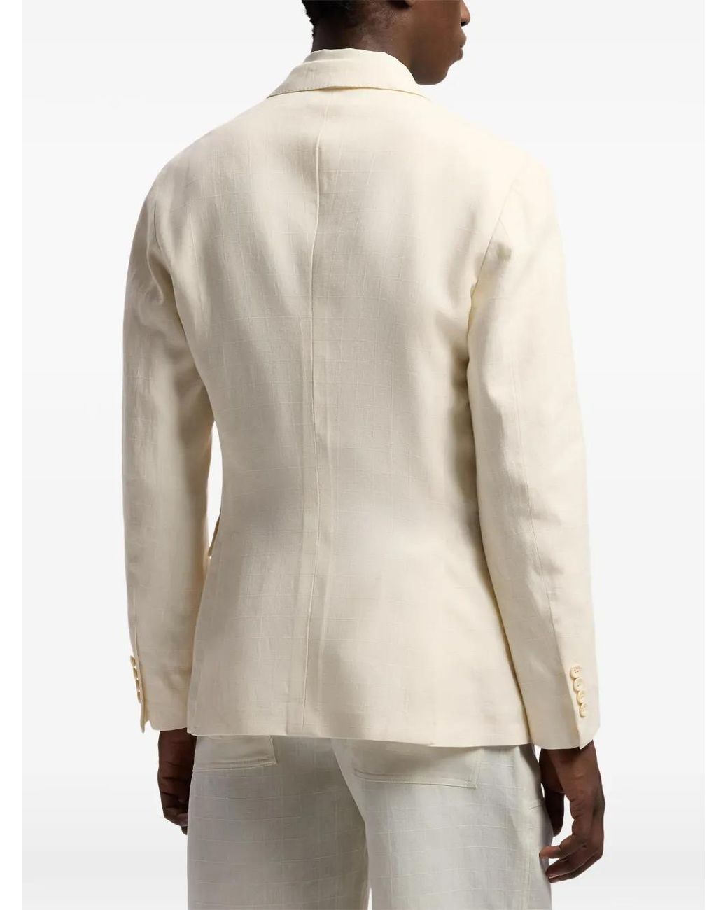 Ralph Lauren Natural Hadley Single-Breasted Pocket Blazer for men