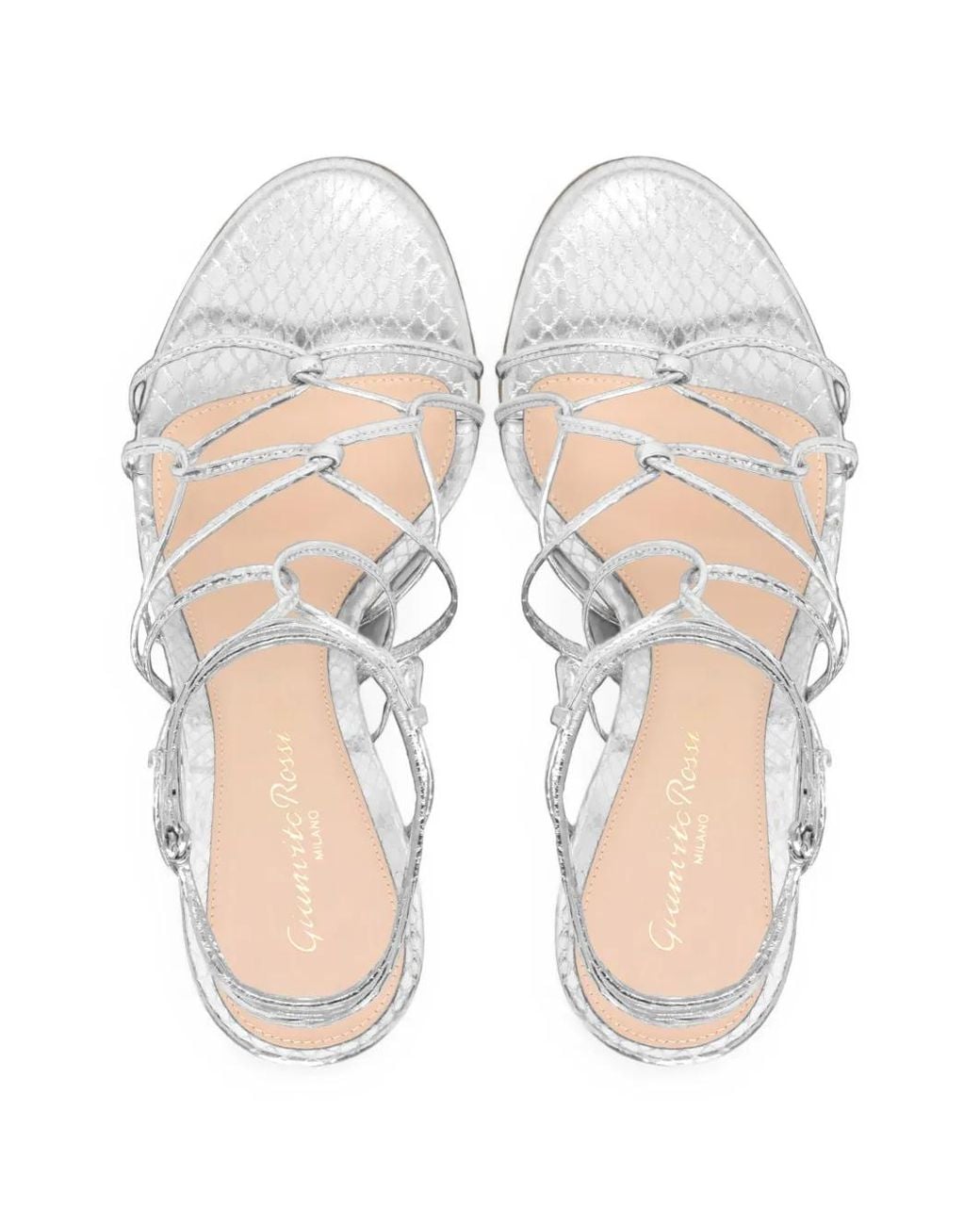 Gianvito Rossi White Teti 95 Sandals