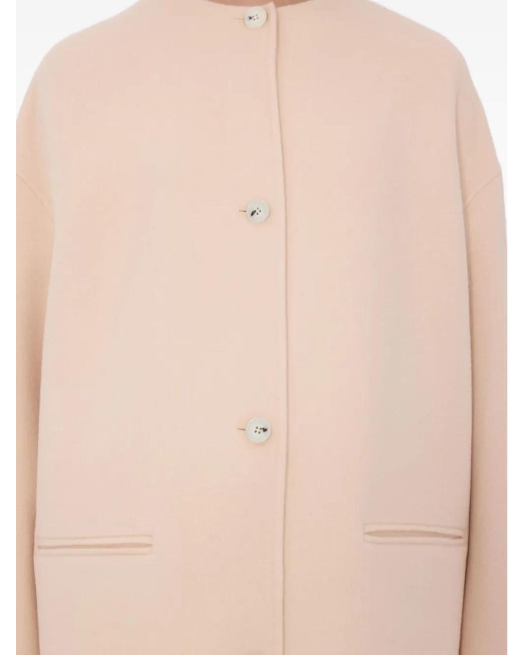 Loulou de Saison Natural Kerry Collarless Coat