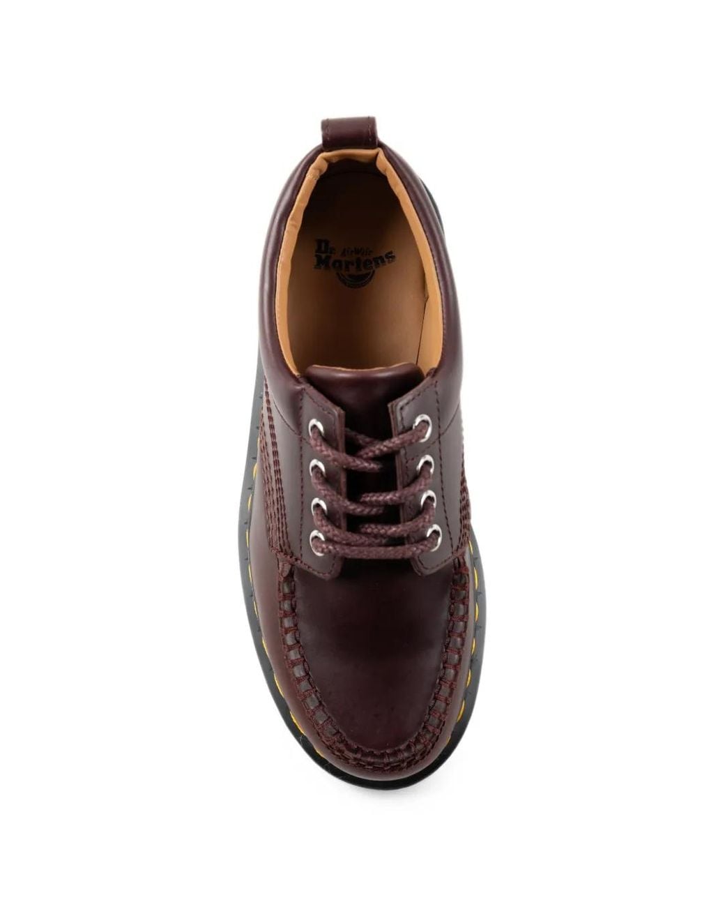 Dr. Martens Brown Lace-Up Leather Loafers