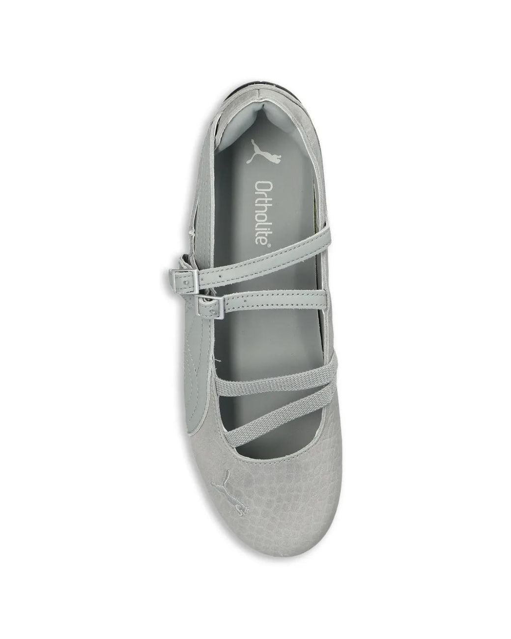 PUMA White Ballet Sneaker Speedcat Ballet Croc