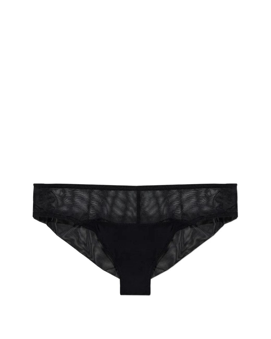 Heist Black Sheer Brazilian Brief