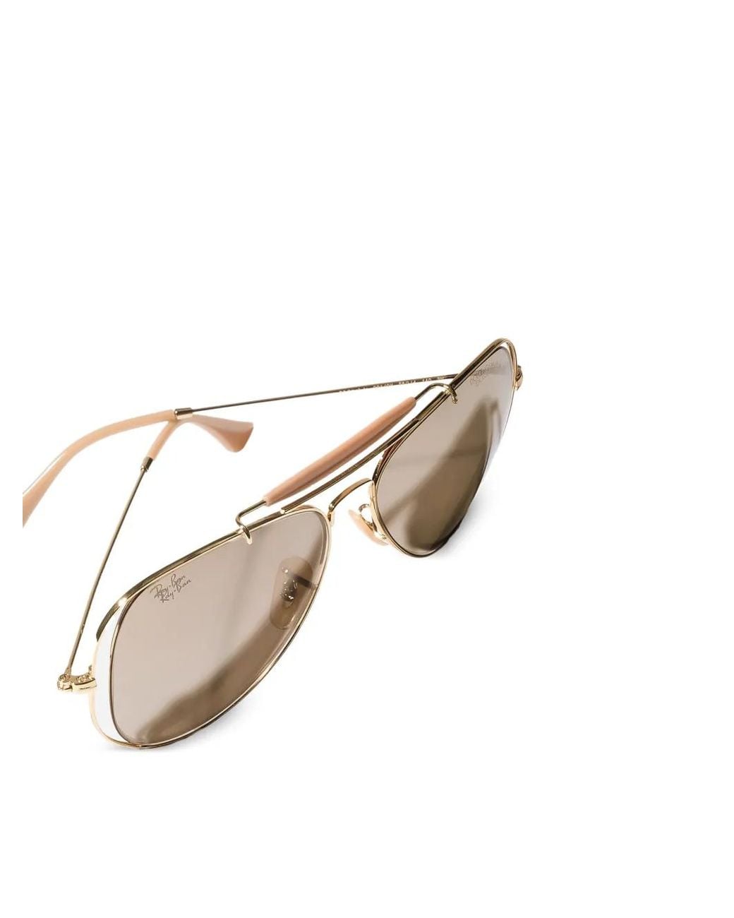 Dolce & Gabbana Metallic X Ray-Ban Double-Frame Pilot Sunglasses
