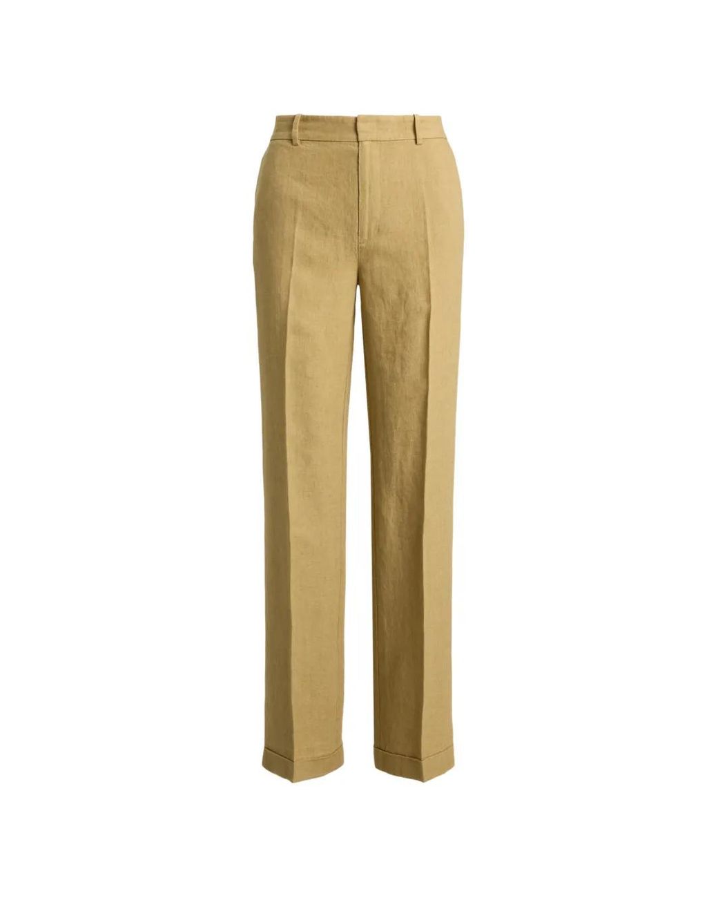 Polo Ralph Lauren Metallic Pleat-Detail Tailored Trousers
