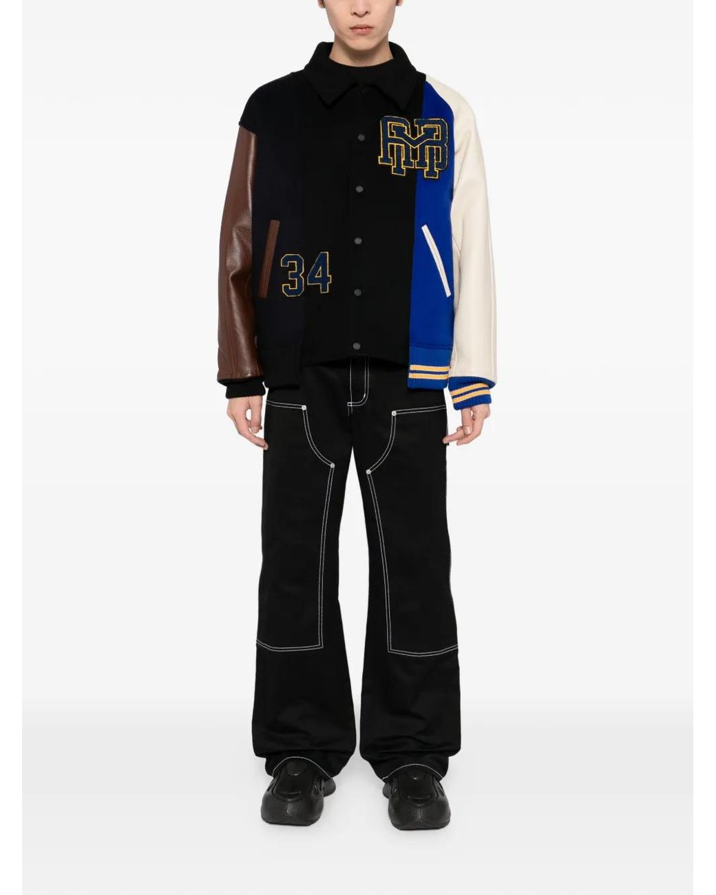 Ambush Black Hyblid Studium Jacket for men
