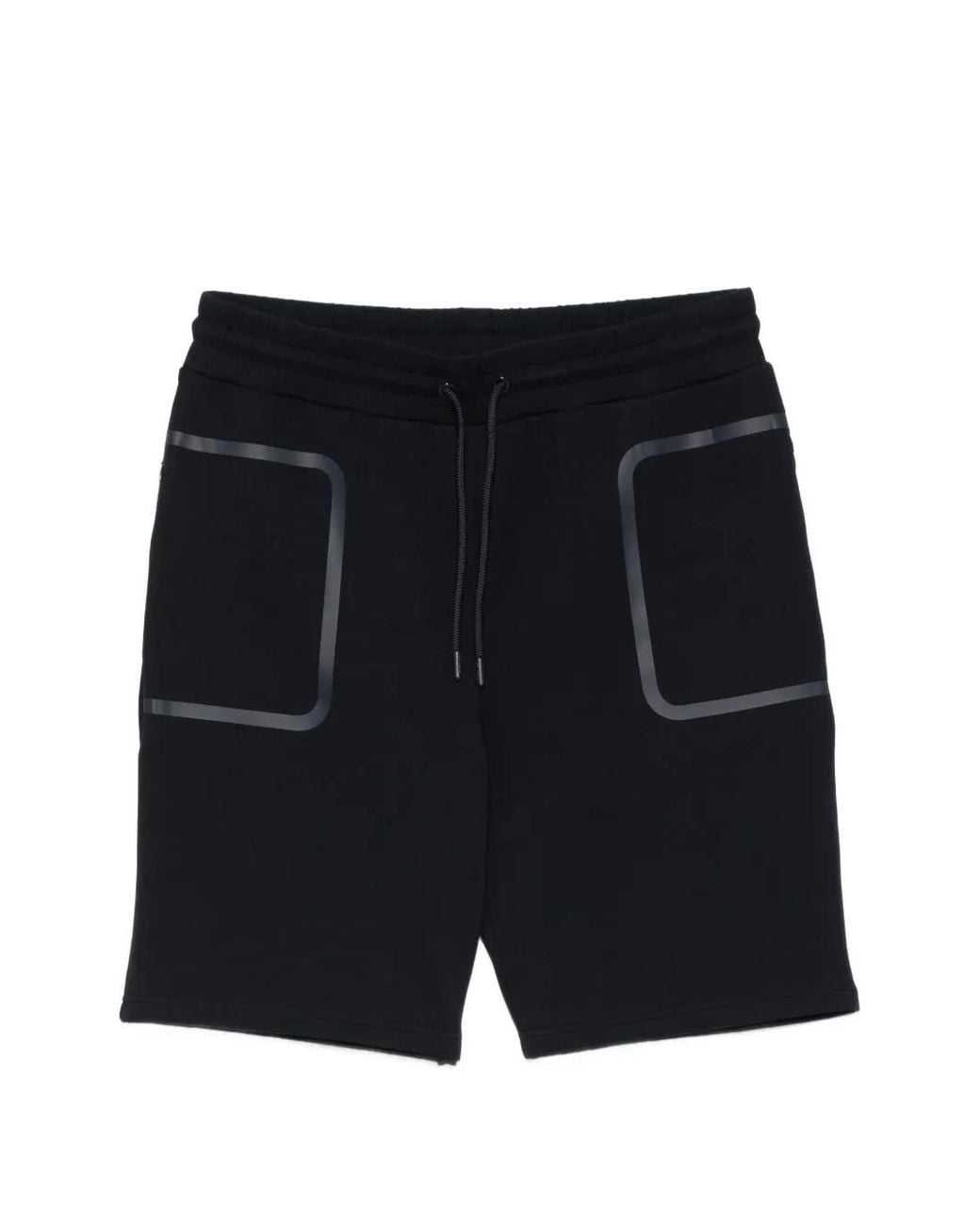 Peuterey Black Short De Sport Mitchel 03 for men