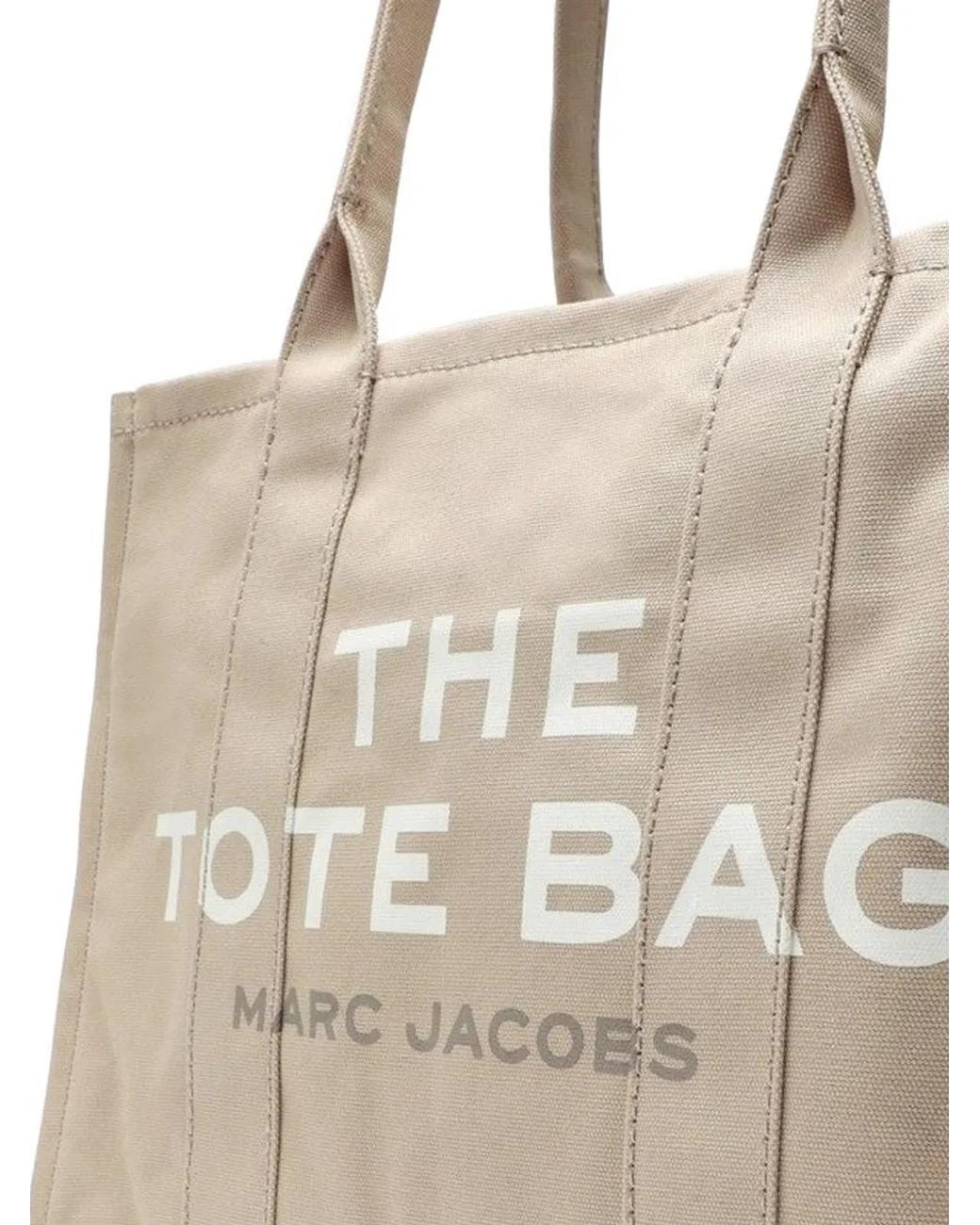 Marc Jacobs Natural Large The Tote Canvas Tote Bag