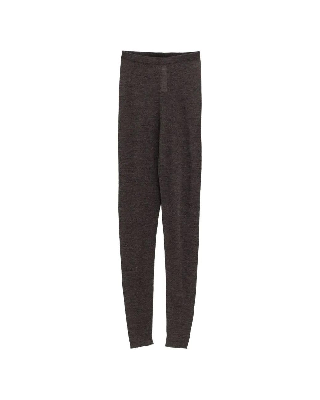 Lauren Manoogian Gray Elasticated-Waistband Leggings
