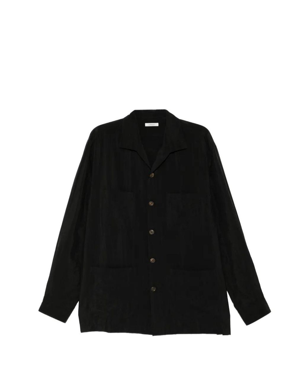 CALMLENCE Black Long-Sleeve Shirt for men