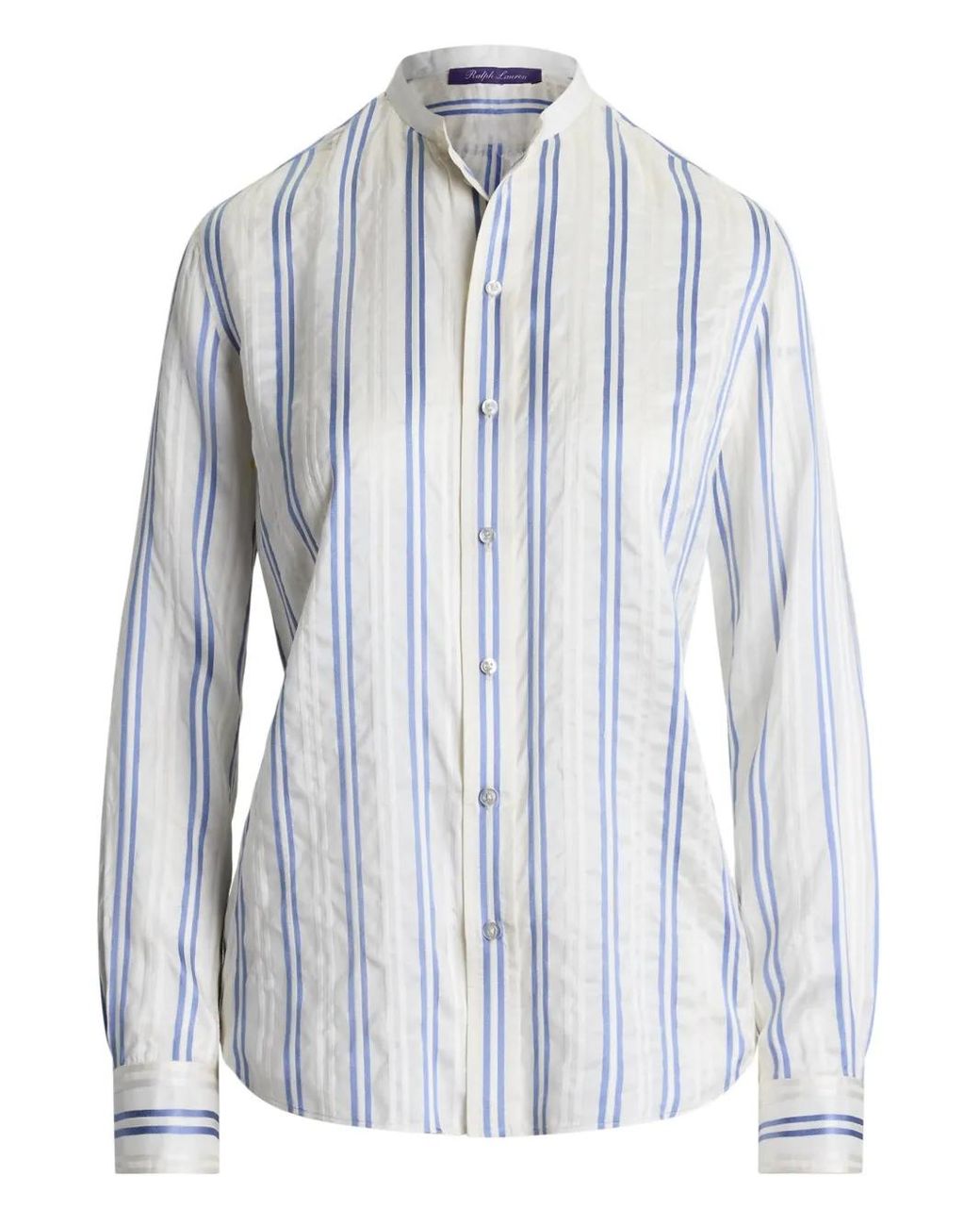 Ralph Lauren Gestreept Blouse in het Blue
