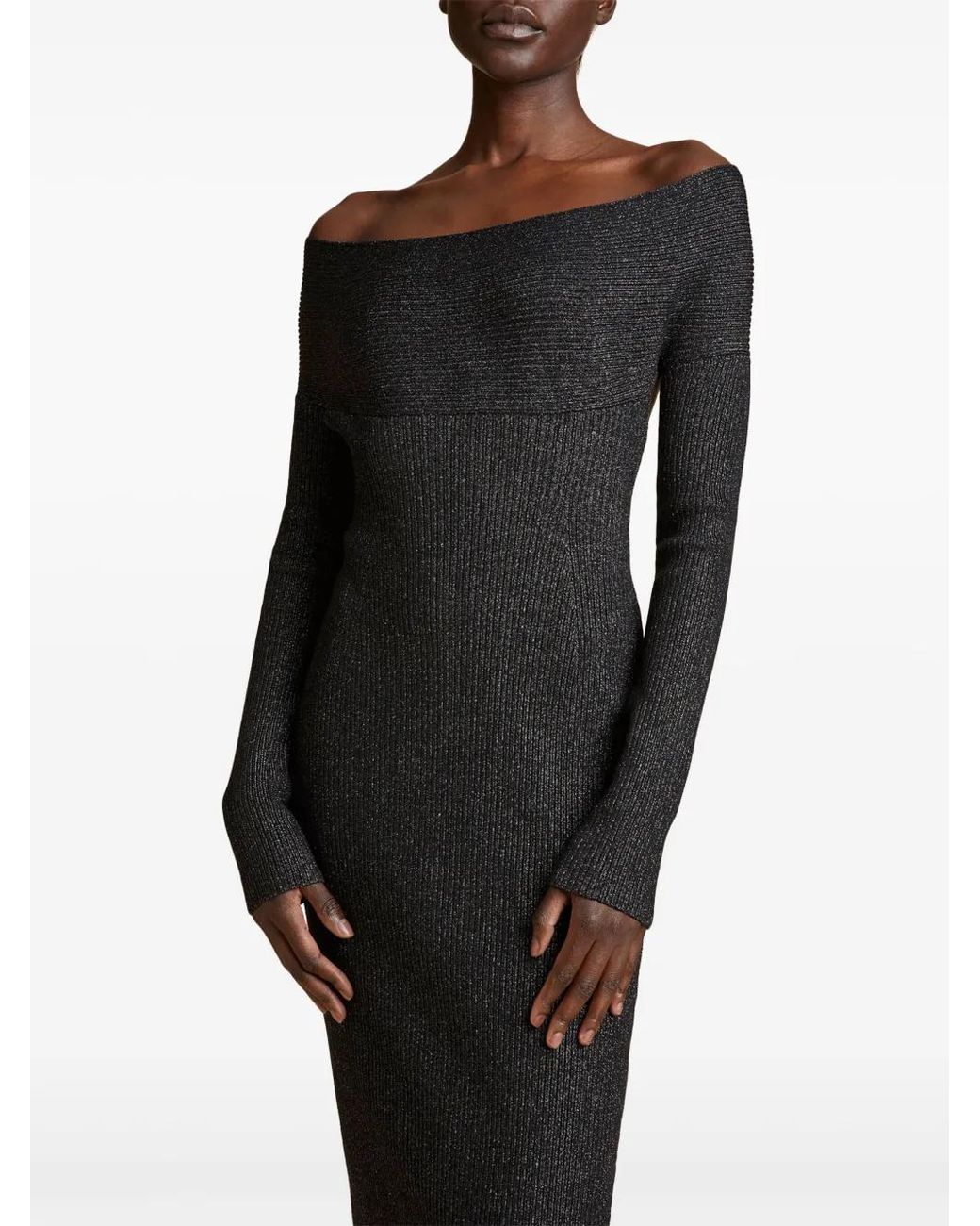 Khaite Black The Marisole Maxi Dress