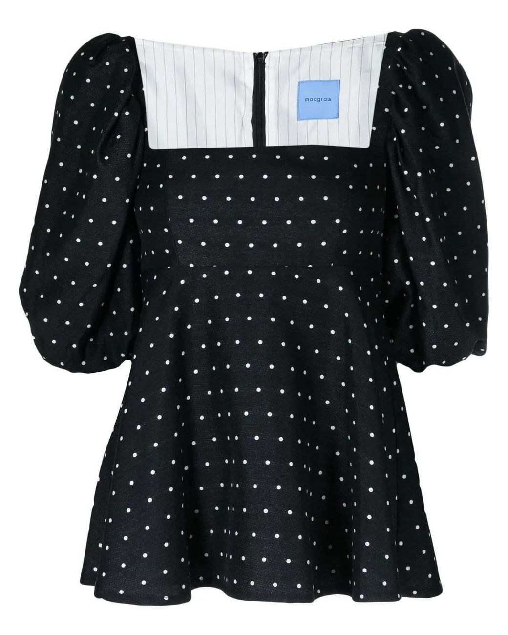 Macgraw Black Vienna Bluse