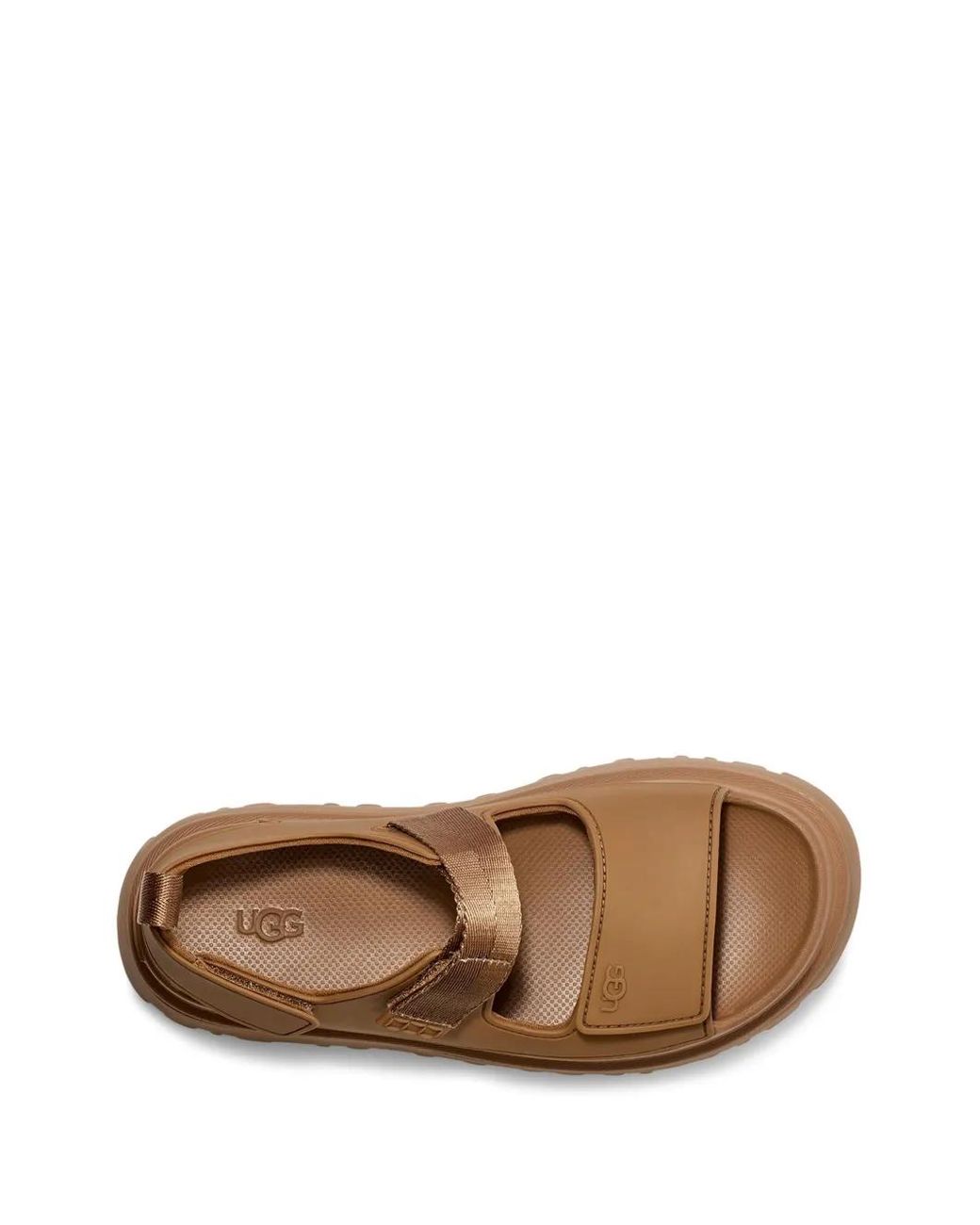 Ugg Brown Platform Sandals 'Goldenglow'