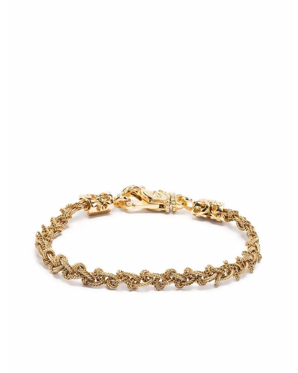 Emanuele Bicocchi Metallic Knot Braid Bracelet