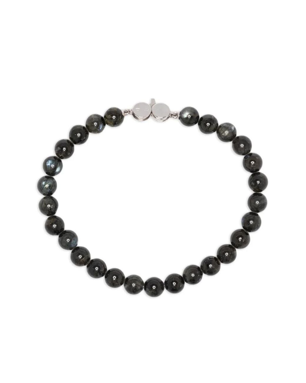 Tom Wood Metallic Larvikite Sterling- Bracelet