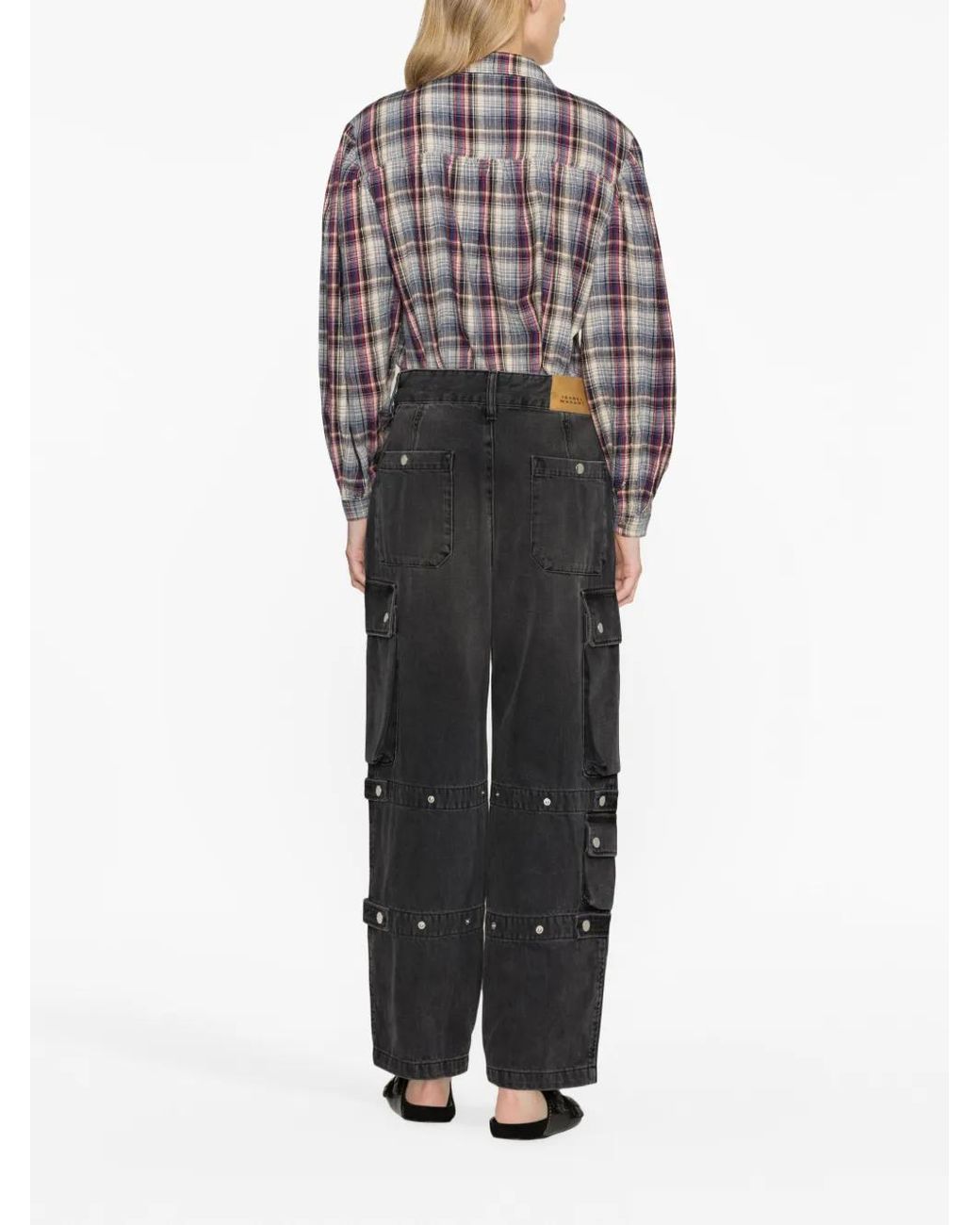 Isabel Marant Natural Lidzy Puff-Sleeve Shirt