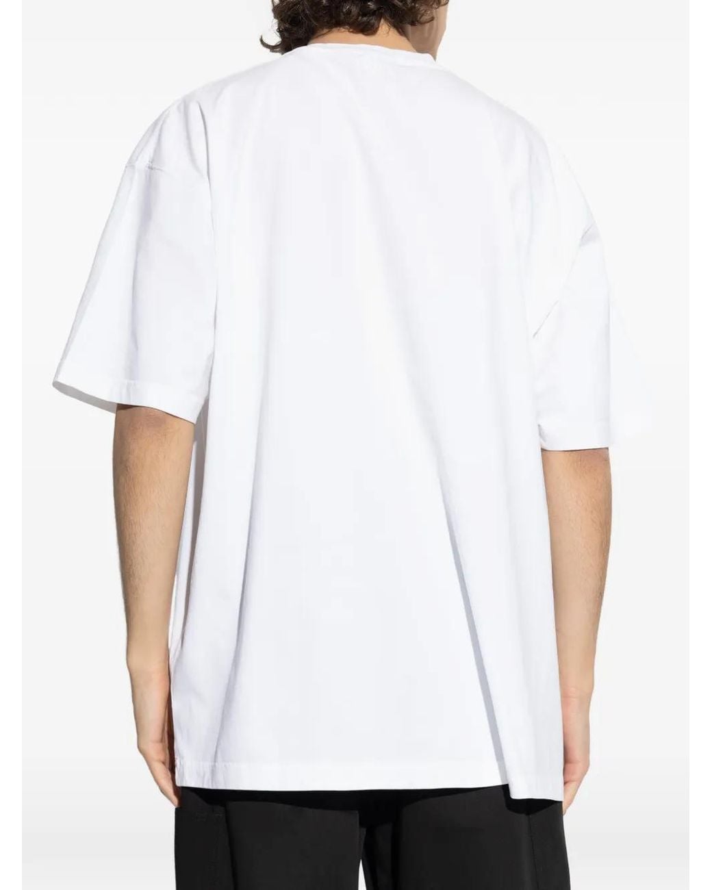 Vetements White My Name Is T-Shirt for men