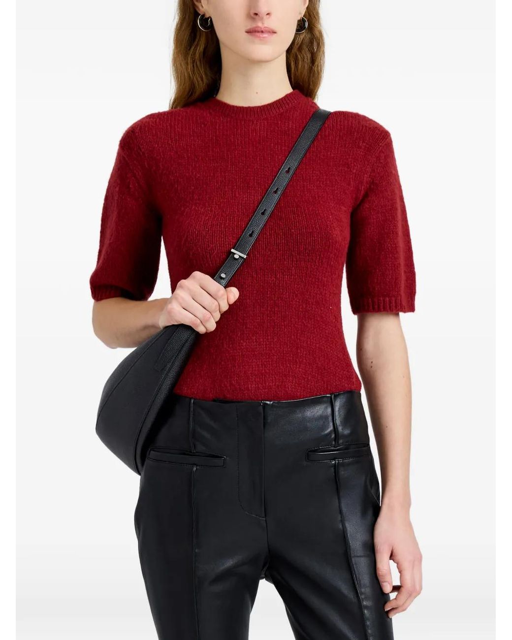 Proenza Schouler Red Dana Sweater