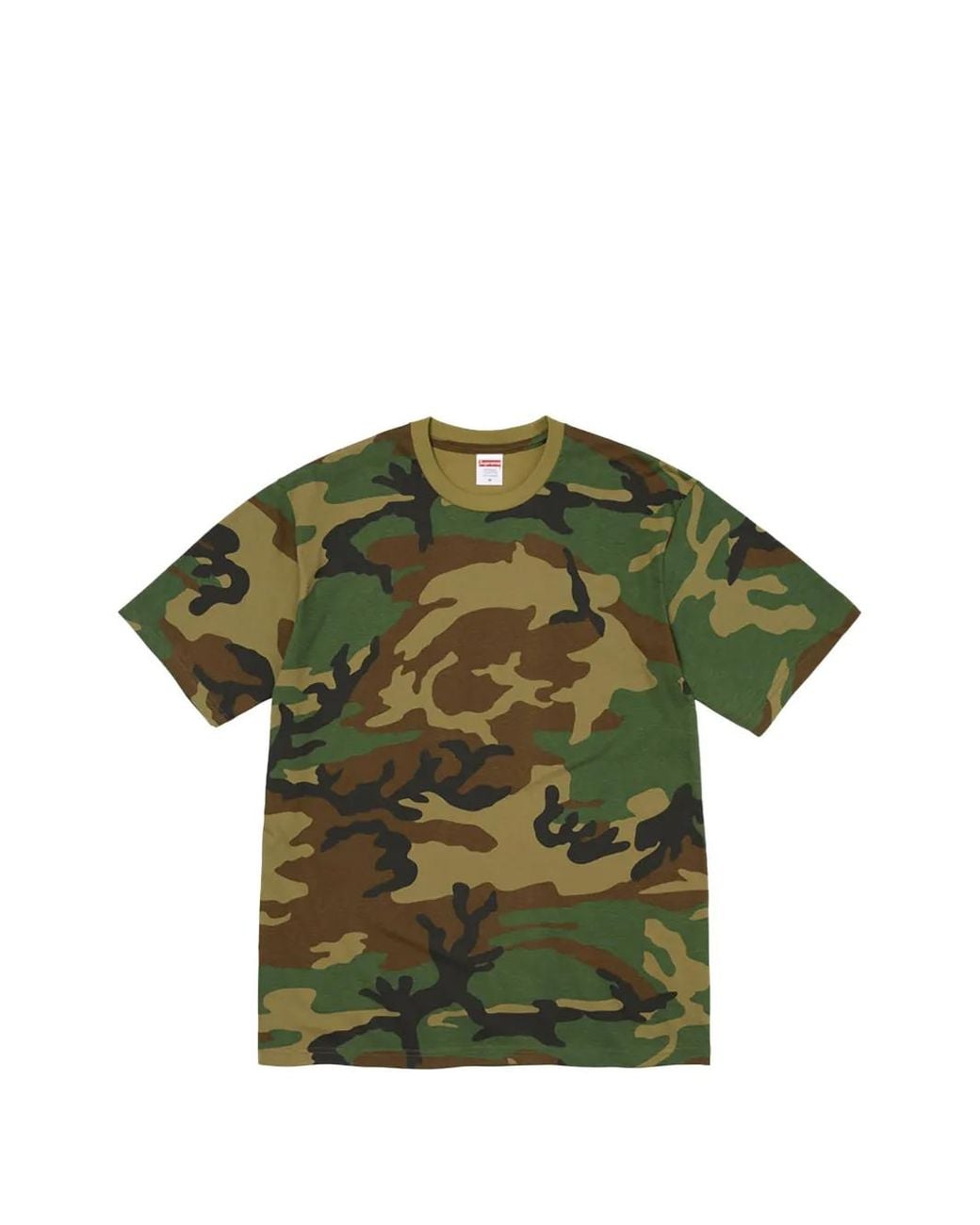 Supreme Green Gems Camouflage-Print T-Shirt for men