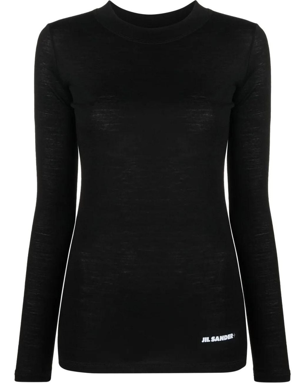 Jil Sander Black Shirt With Logo