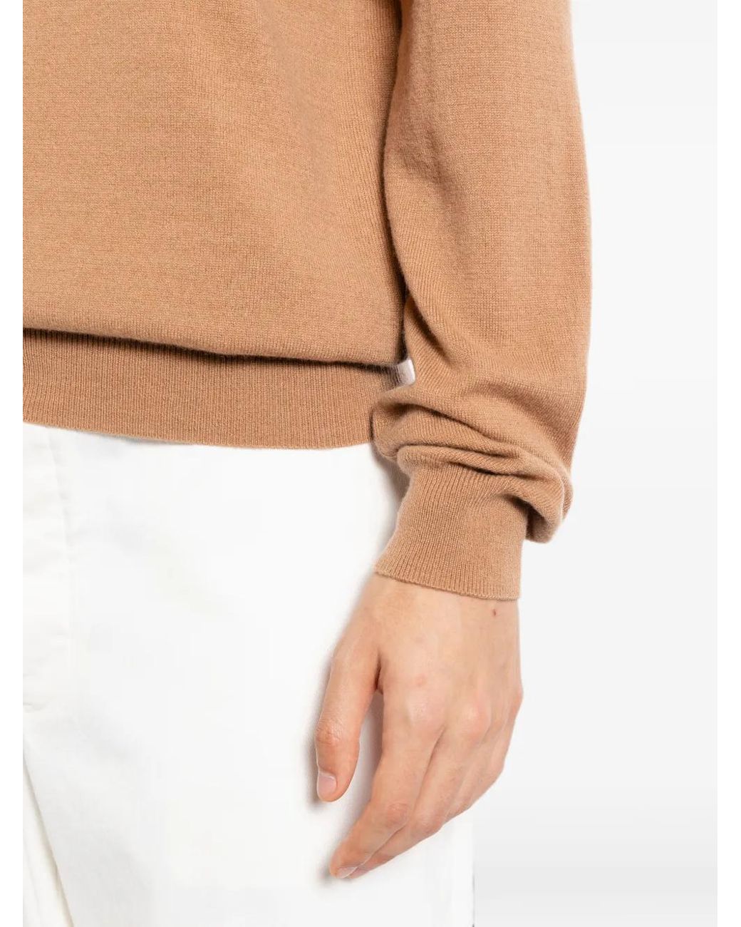 N.Peal Cashmere Natural Trafalgar Sweater for men
