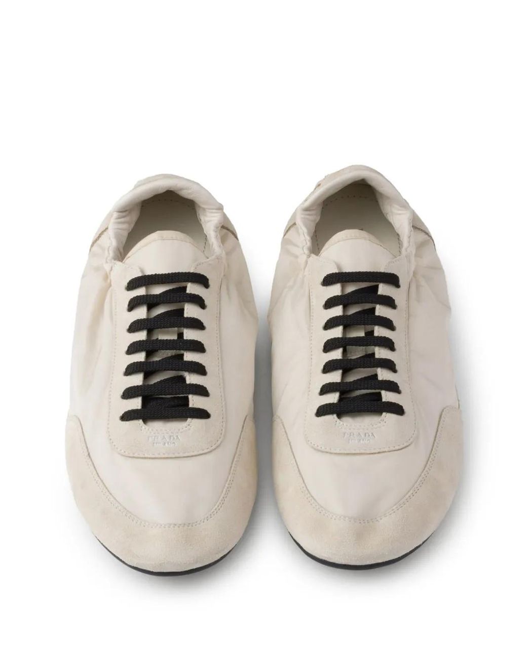 Prada White Panelled Sneakers