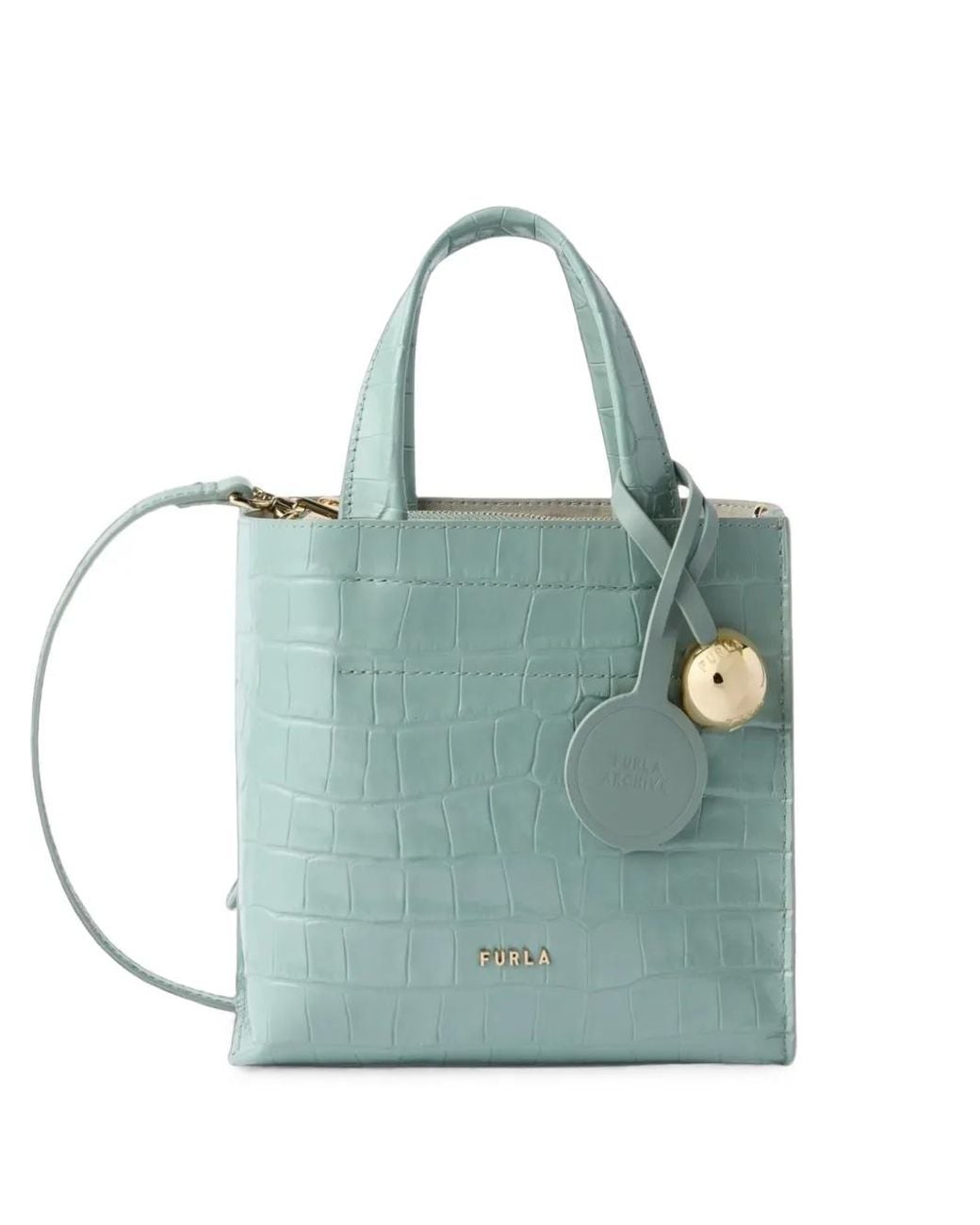 Borsa Tote Divide It Mini di Furla in Blue