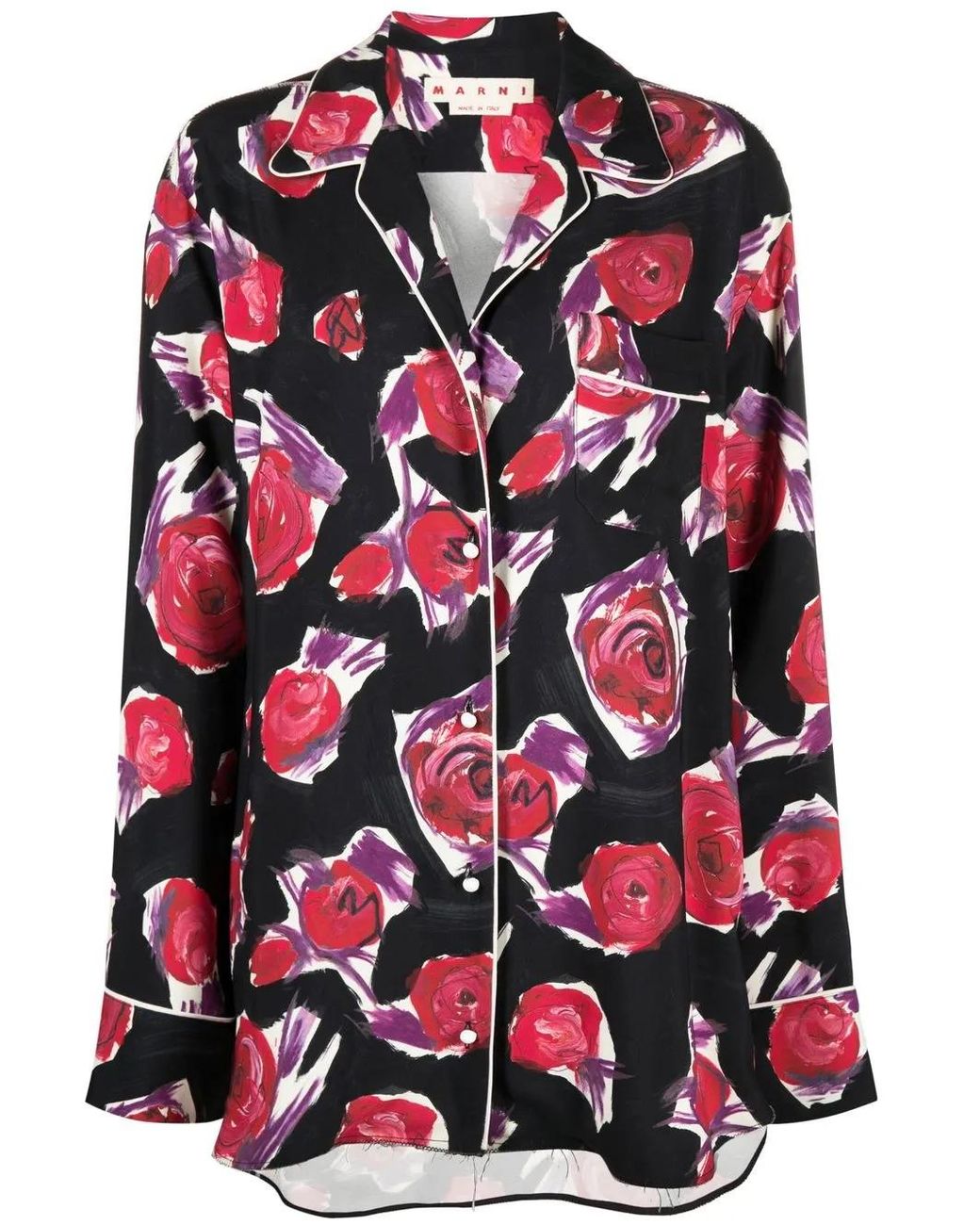 Marni Blouse Met Print in het Red