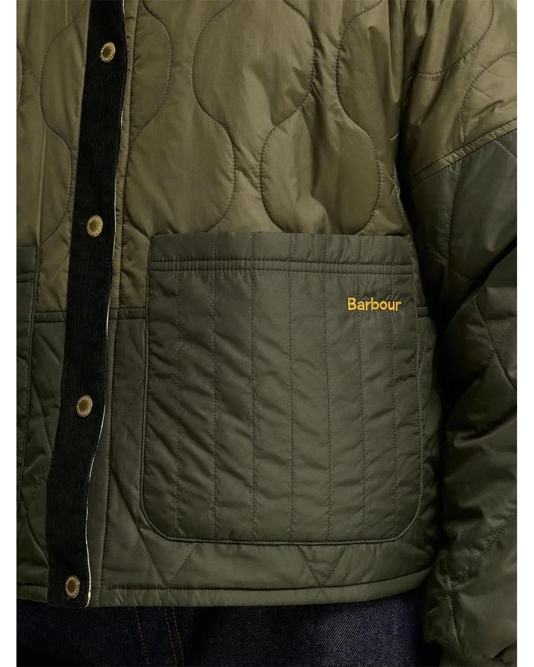 Barbour Green Ravenshill Reversible Quilted Jacket